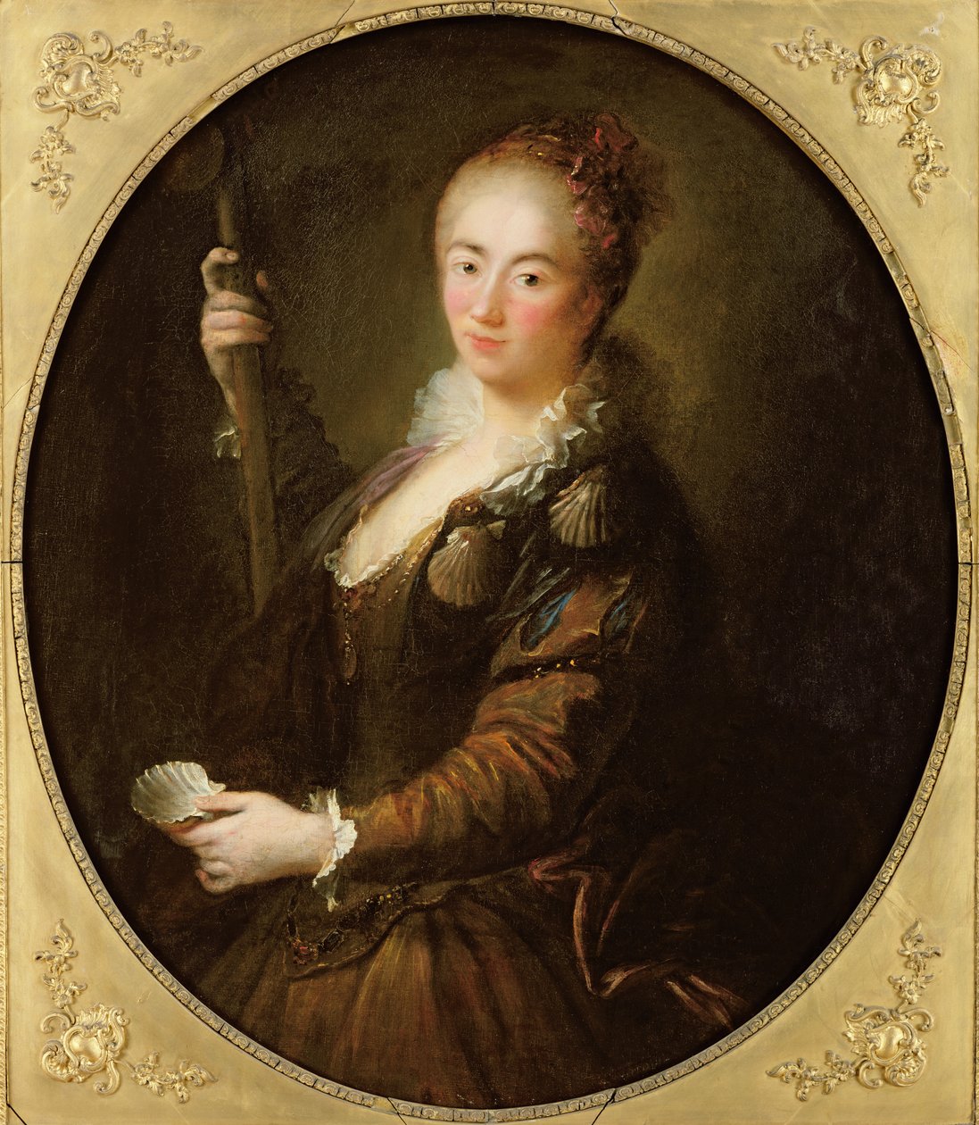Portret van een pelgrim door Jean Alexis Grimou