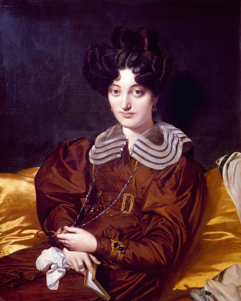 Portret van Suzanne Clarisse de Salvaing de Boisseiu, Madame Marcotte de Sainte-Marie door Jean Auguste Dominique Ingres
