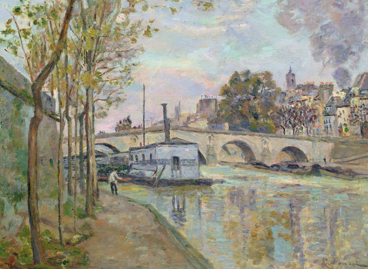 De Seine in Parijs door Jean Baptiste Armand Guillaumin