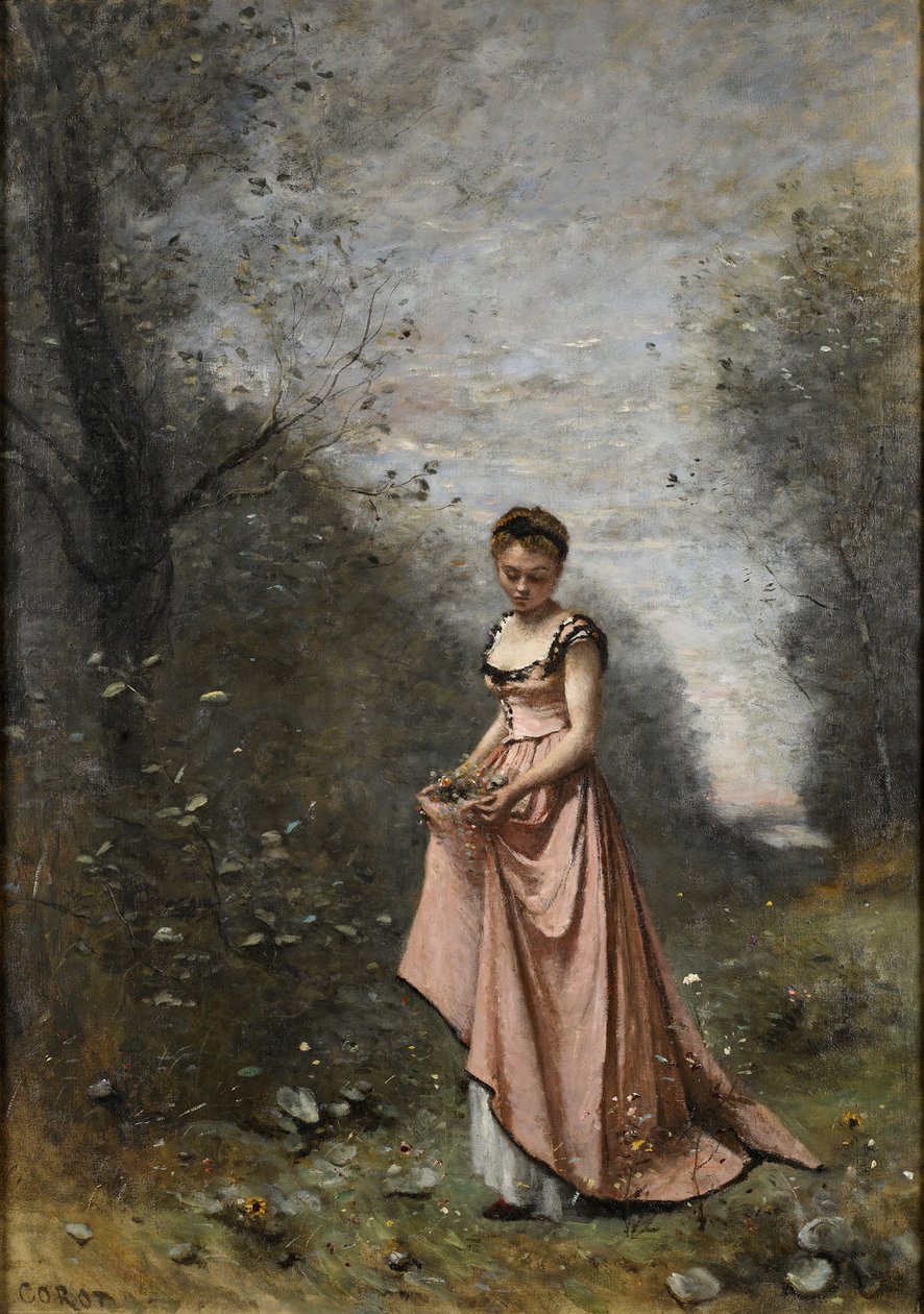 Lente van het leven, 1871 door Jean Baptiste Camille Corot