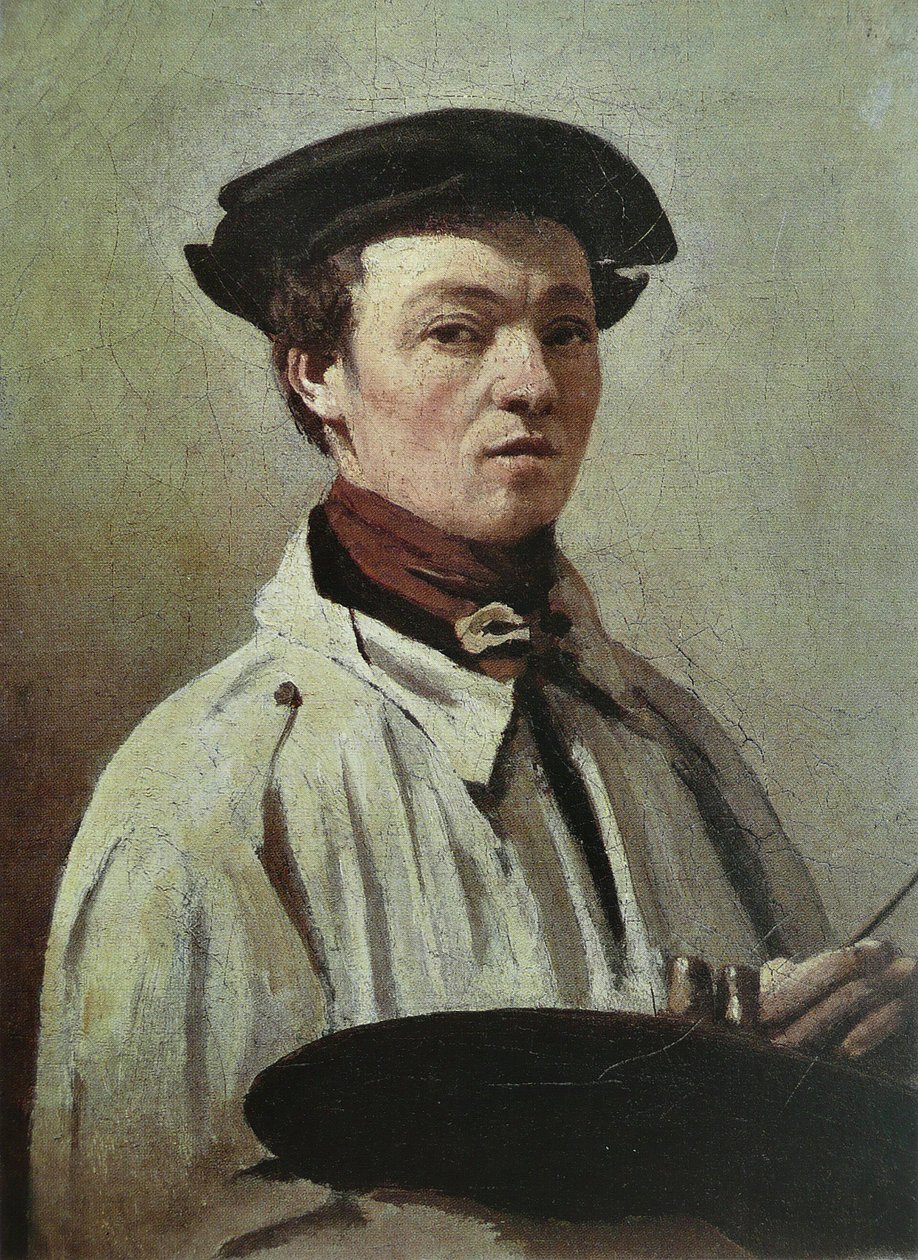 Zelfportret door Jean Baptiste Camille Corot