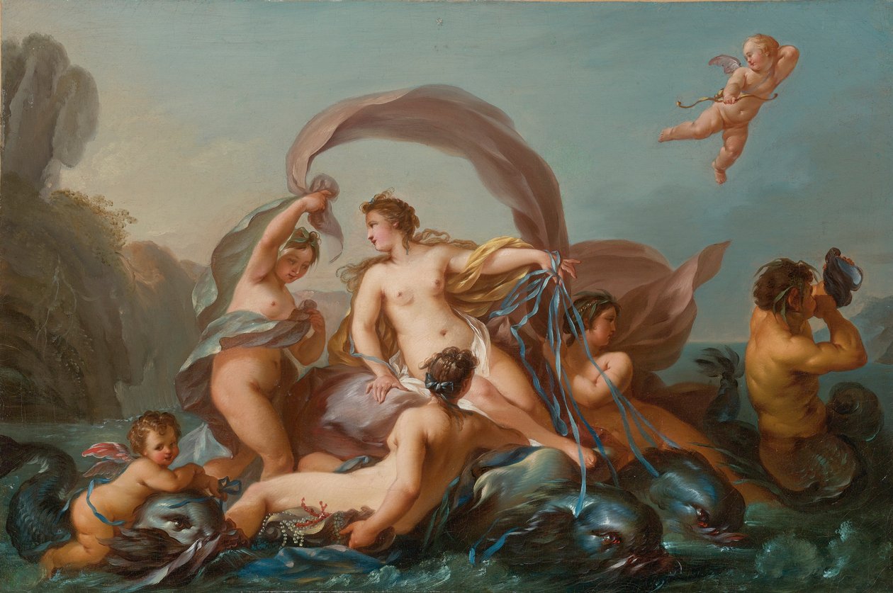 De Geboorte van Venus door Jean Baptiste Marie Pierre