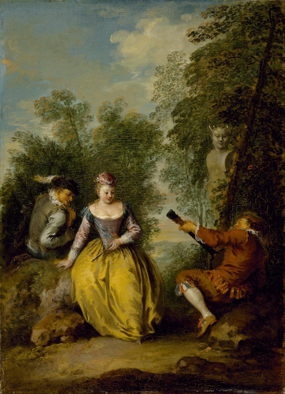 Een pastorale concert door Jean Baptiste Pater