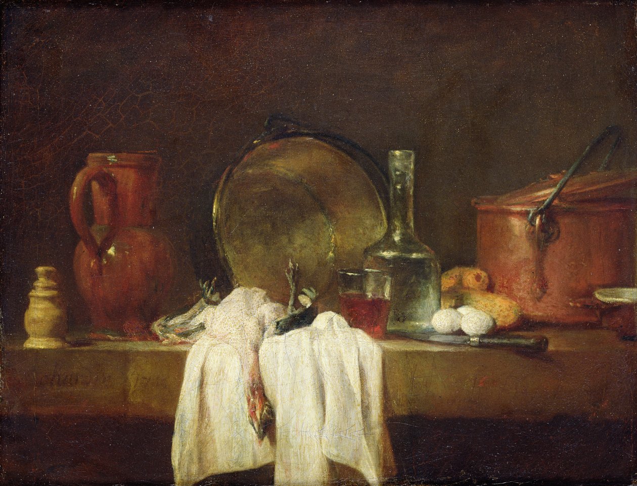 De Keukentafel door Jean Baptiste Simeon Chardin