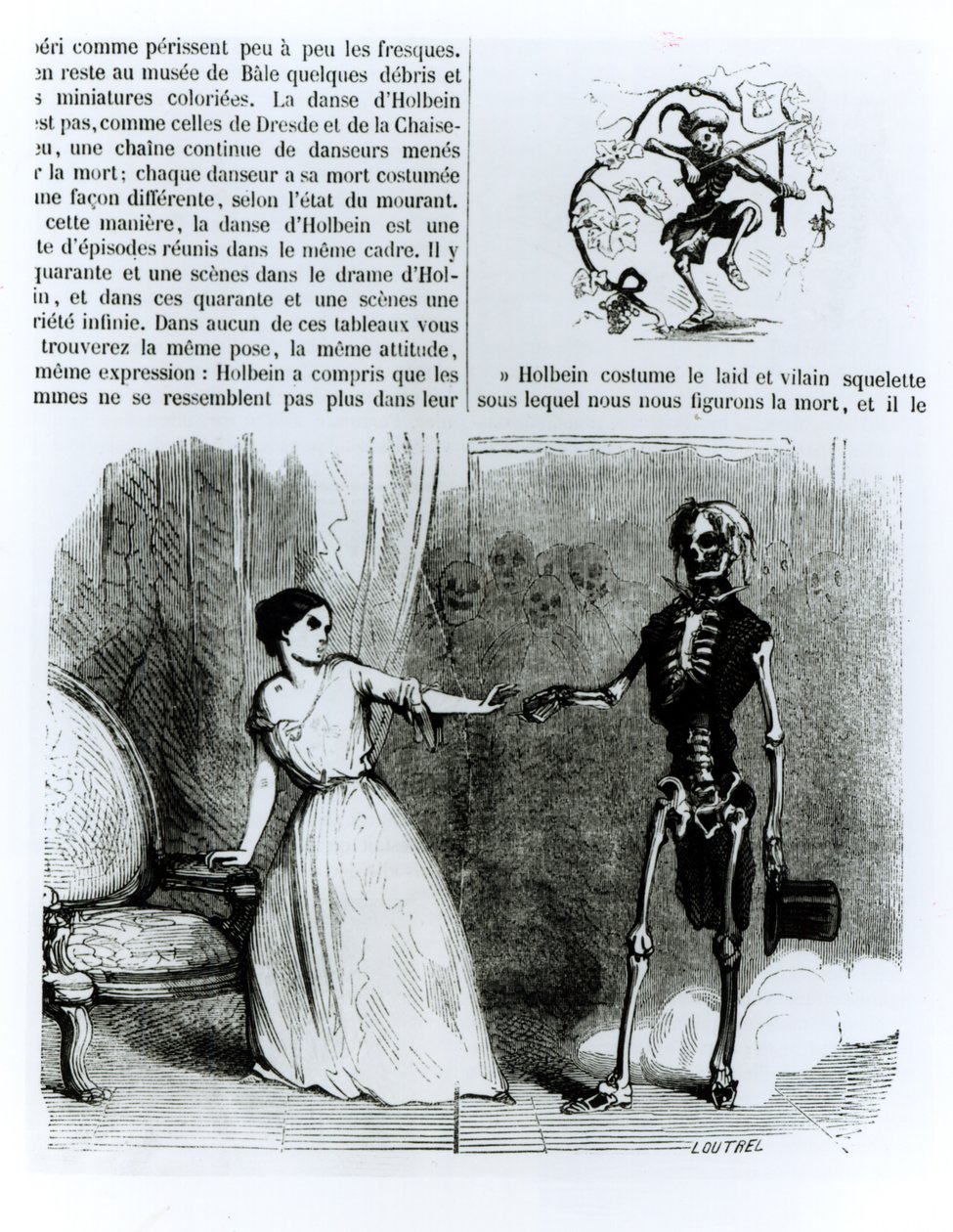 De Dans van de Dood door Jean Baptiste Victor Loutrel