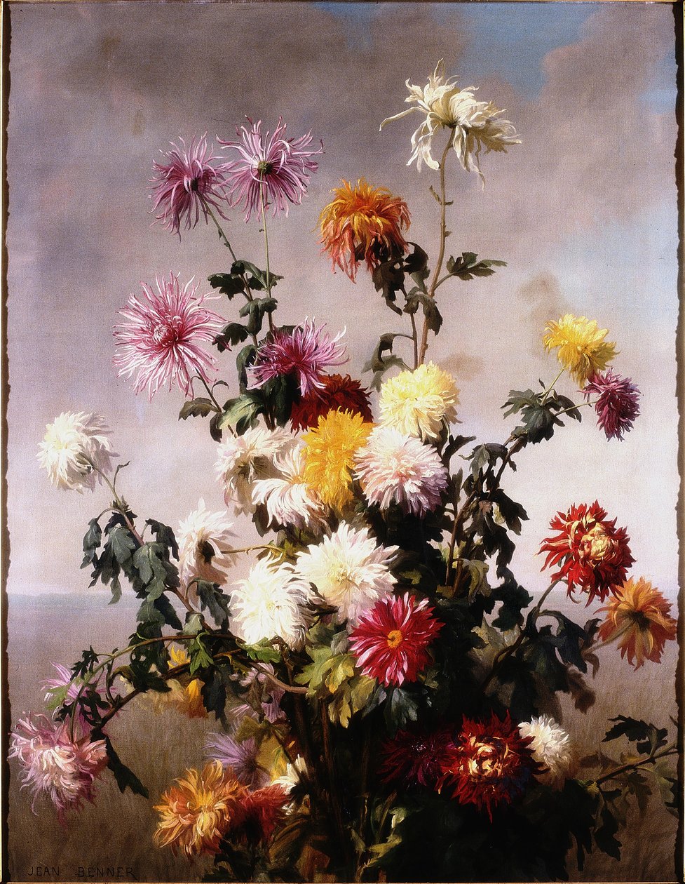 Studie van Bloemen door Jean Benner