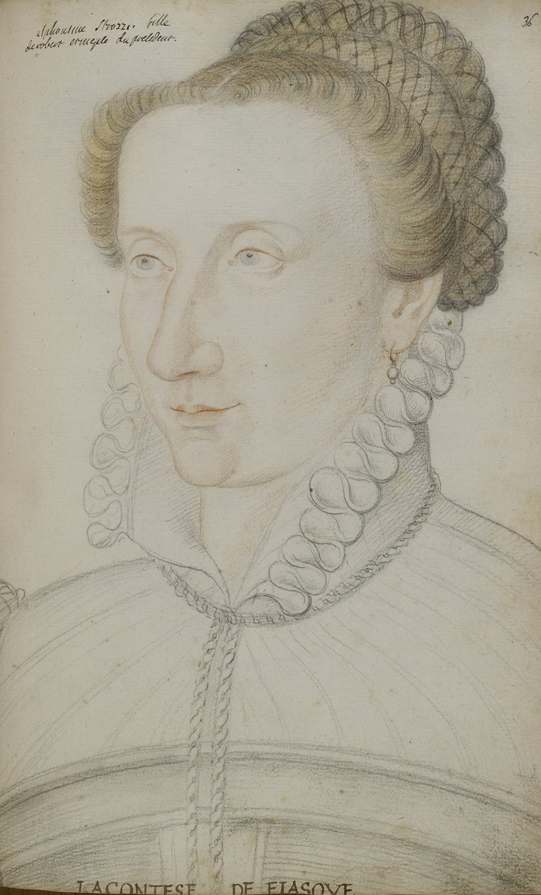 Alphonsine Strozzi door Jean Clouet