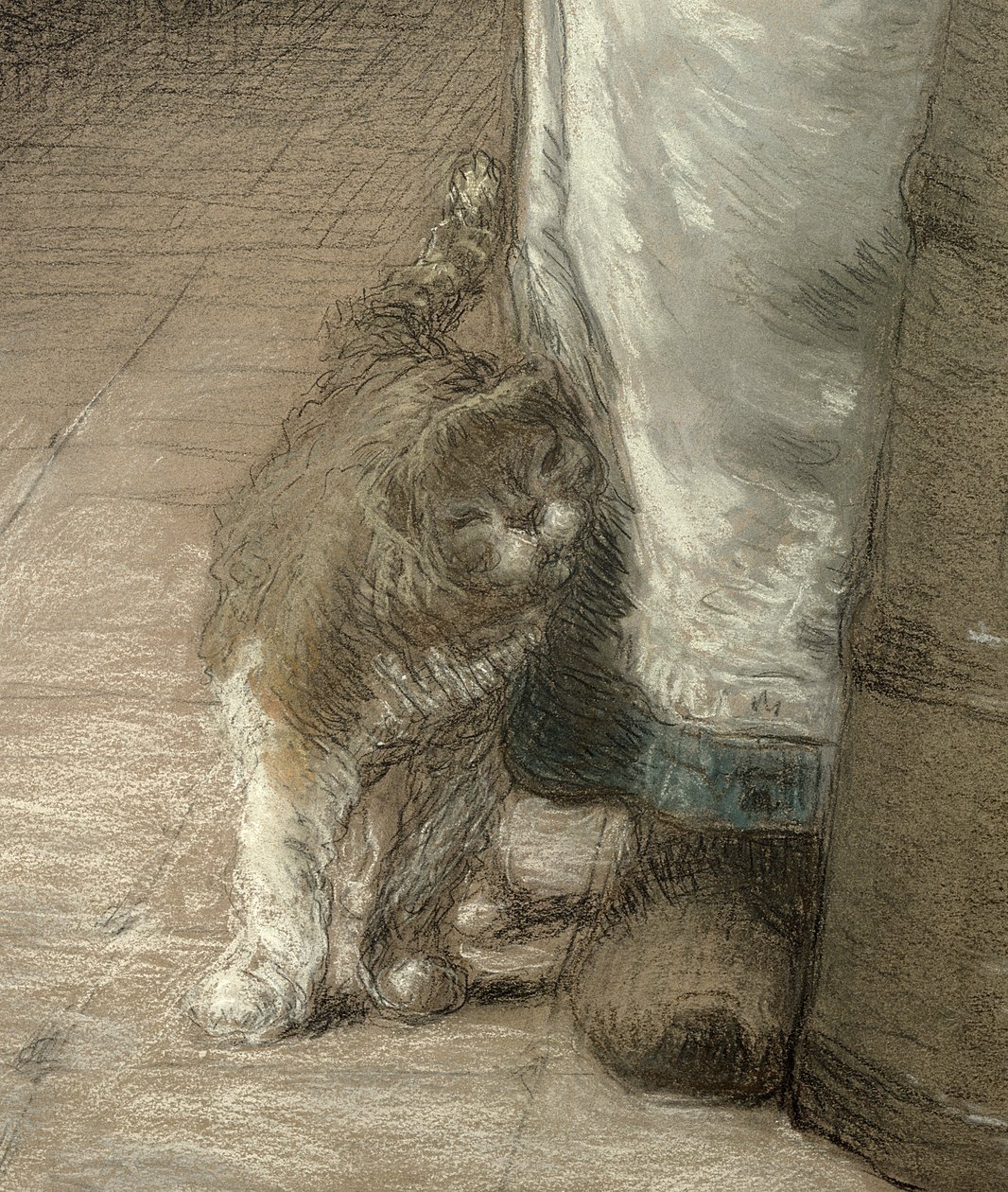 Boter Karnen, 1866-68 (detail) door Jean Francois Millet