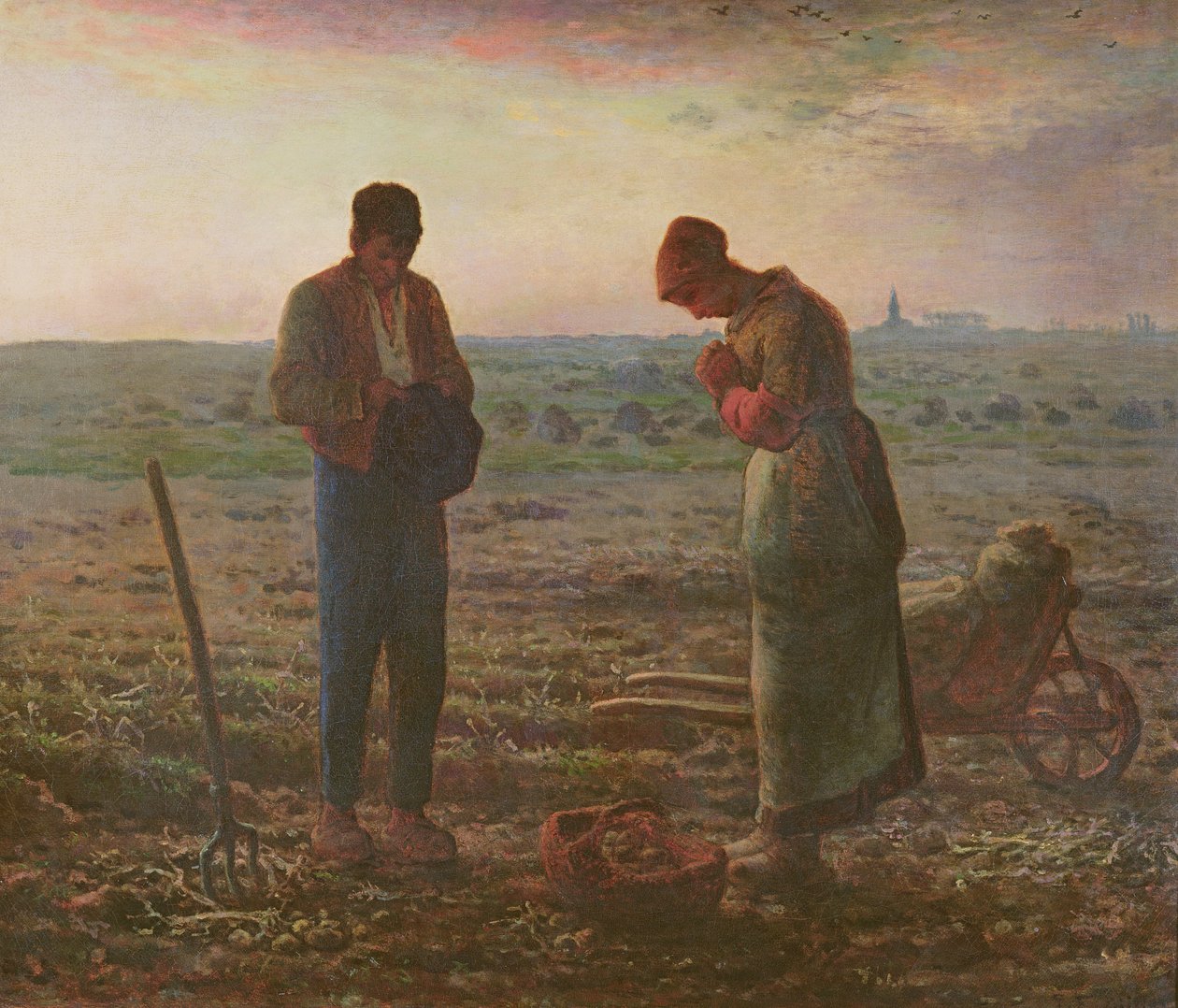 De Angelus door Jean-Francois Millet