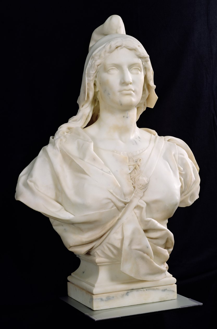 De Republiek, 1880 (marmer) door Jean Gautherin
