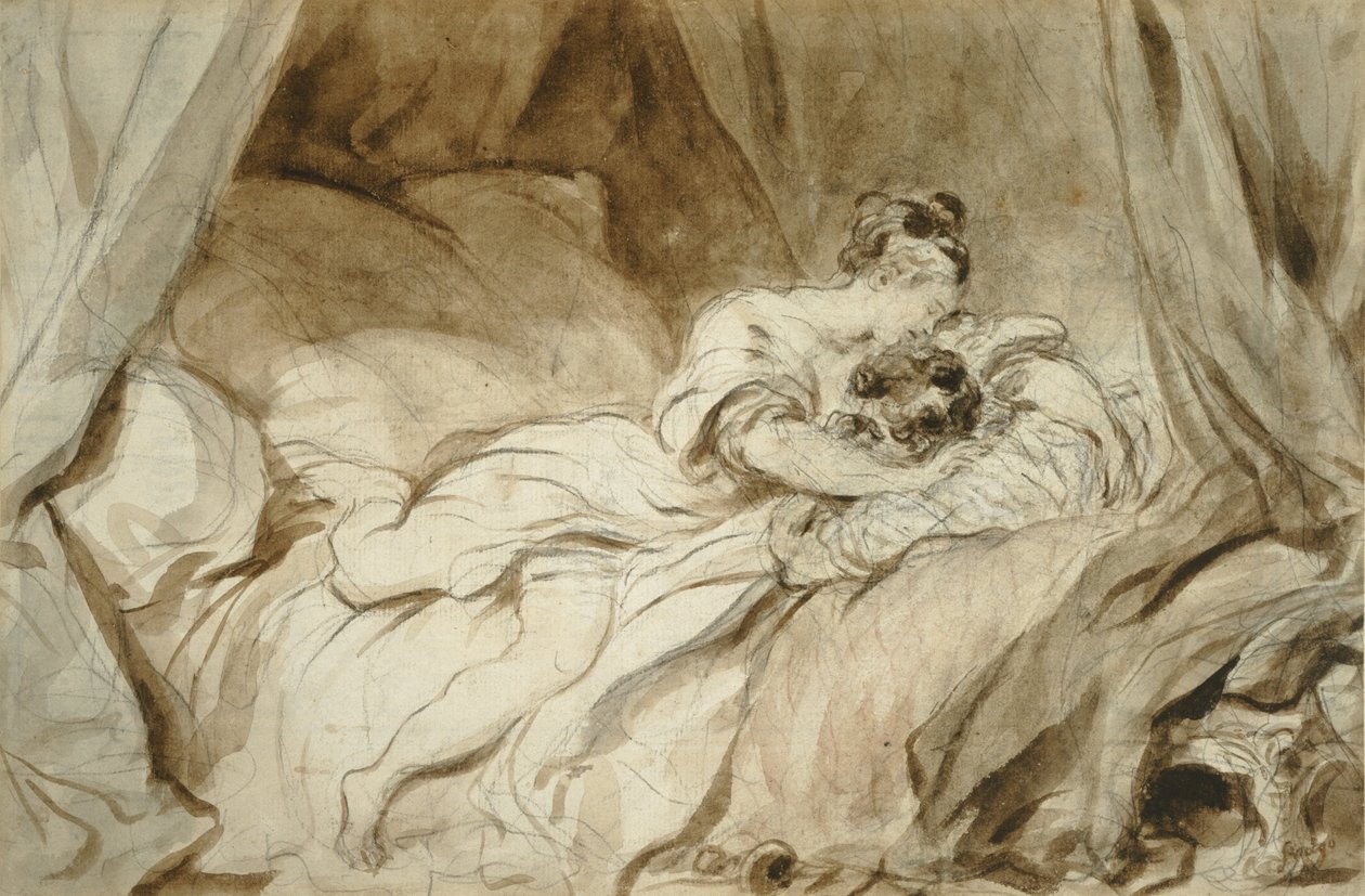 De nutteloze weerstand door Jean Honore Fragonard