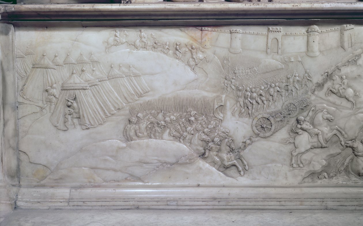 De Slag bij Agnadello, 14 mei 1509, (detail) door Jean I Juste