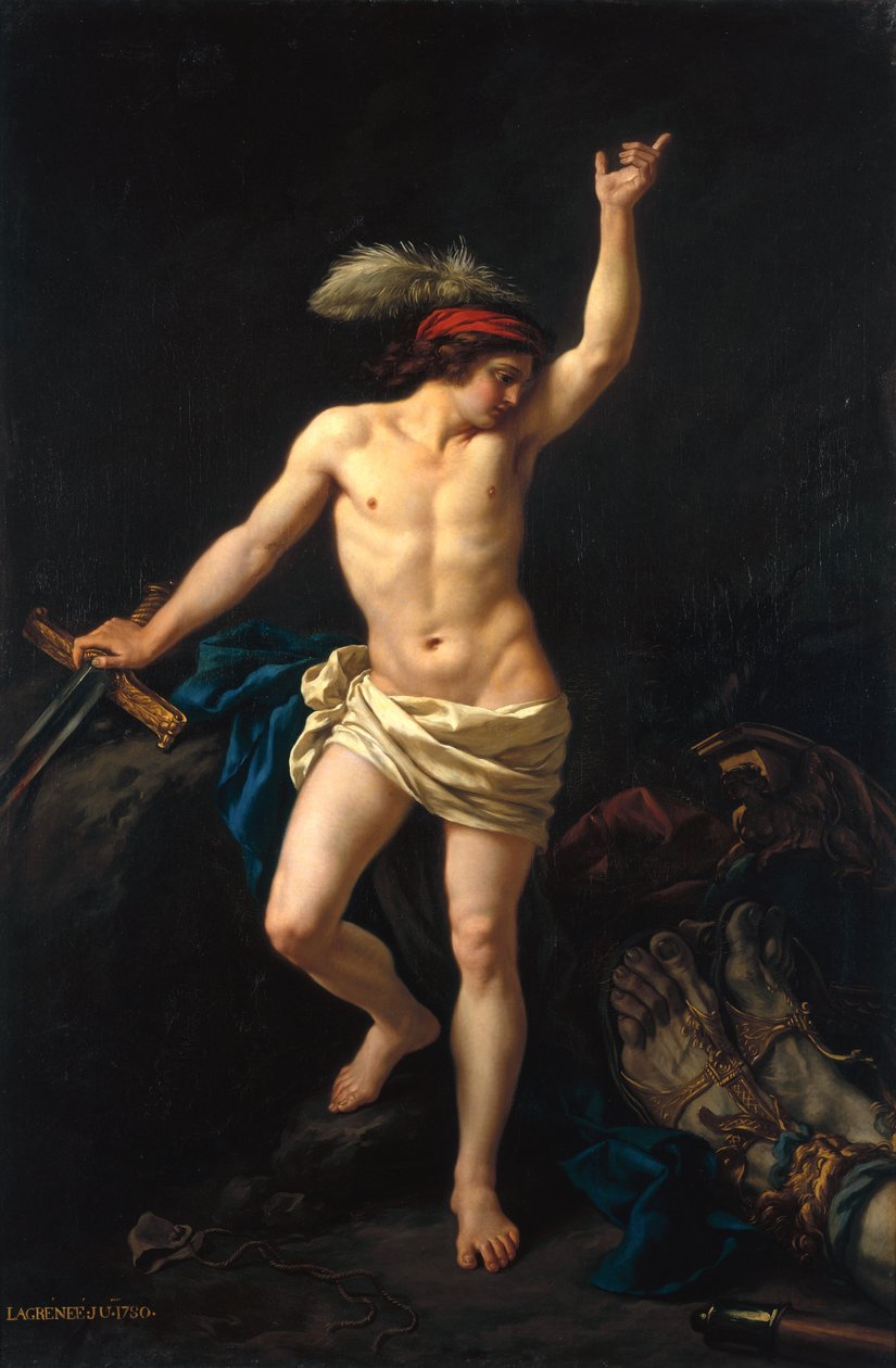 David Overwinnaar, 1780 door Jean Jacques II Lagrenee