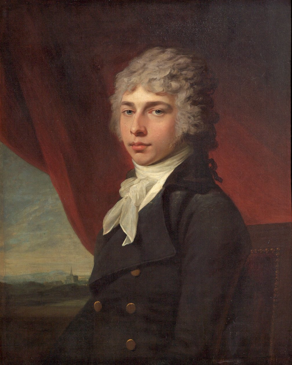 Portret van een jonge man, ca. 1795 door Jean Laurent Mosnier