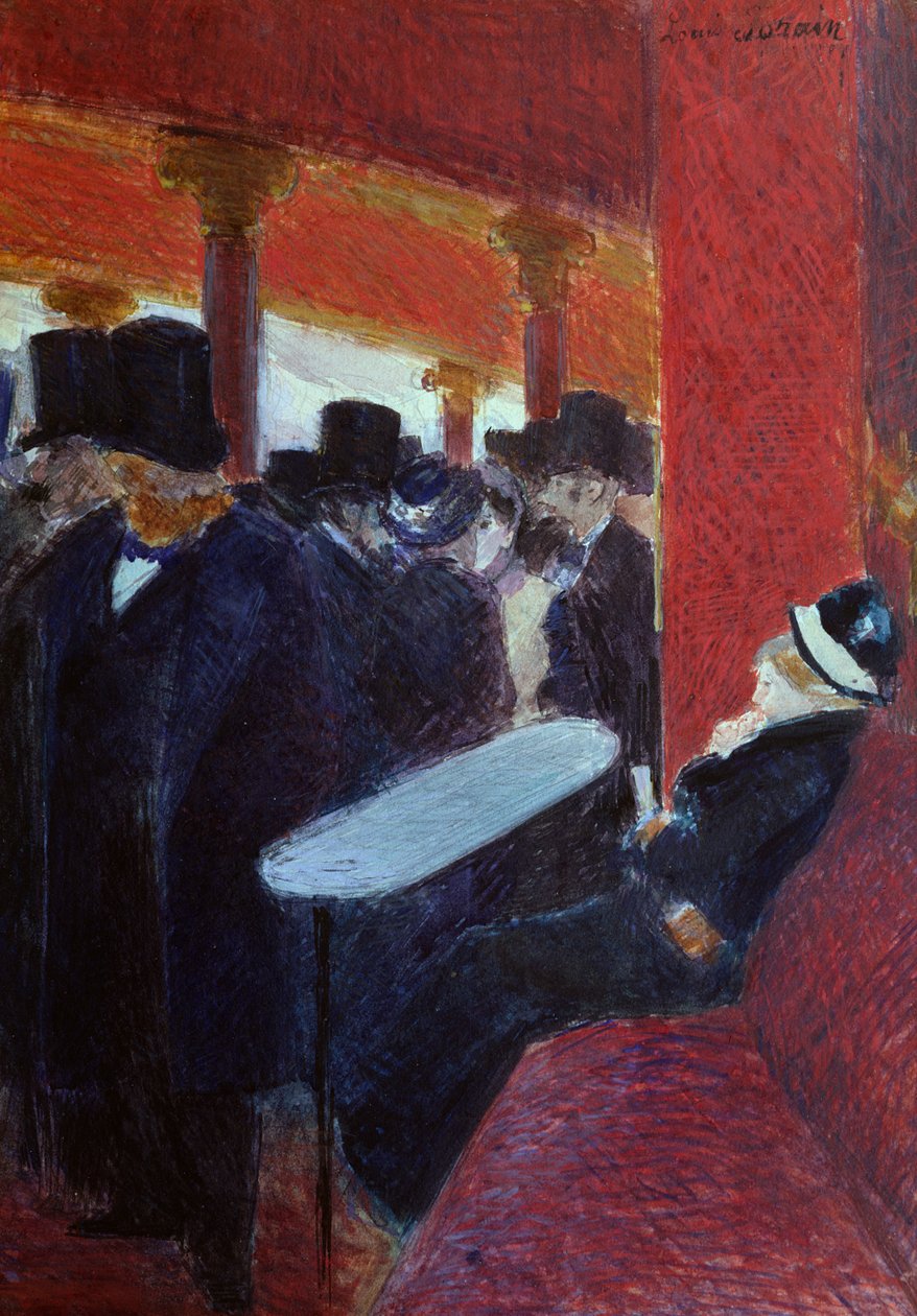 In de Folies Bergère door Jean Louis Forain