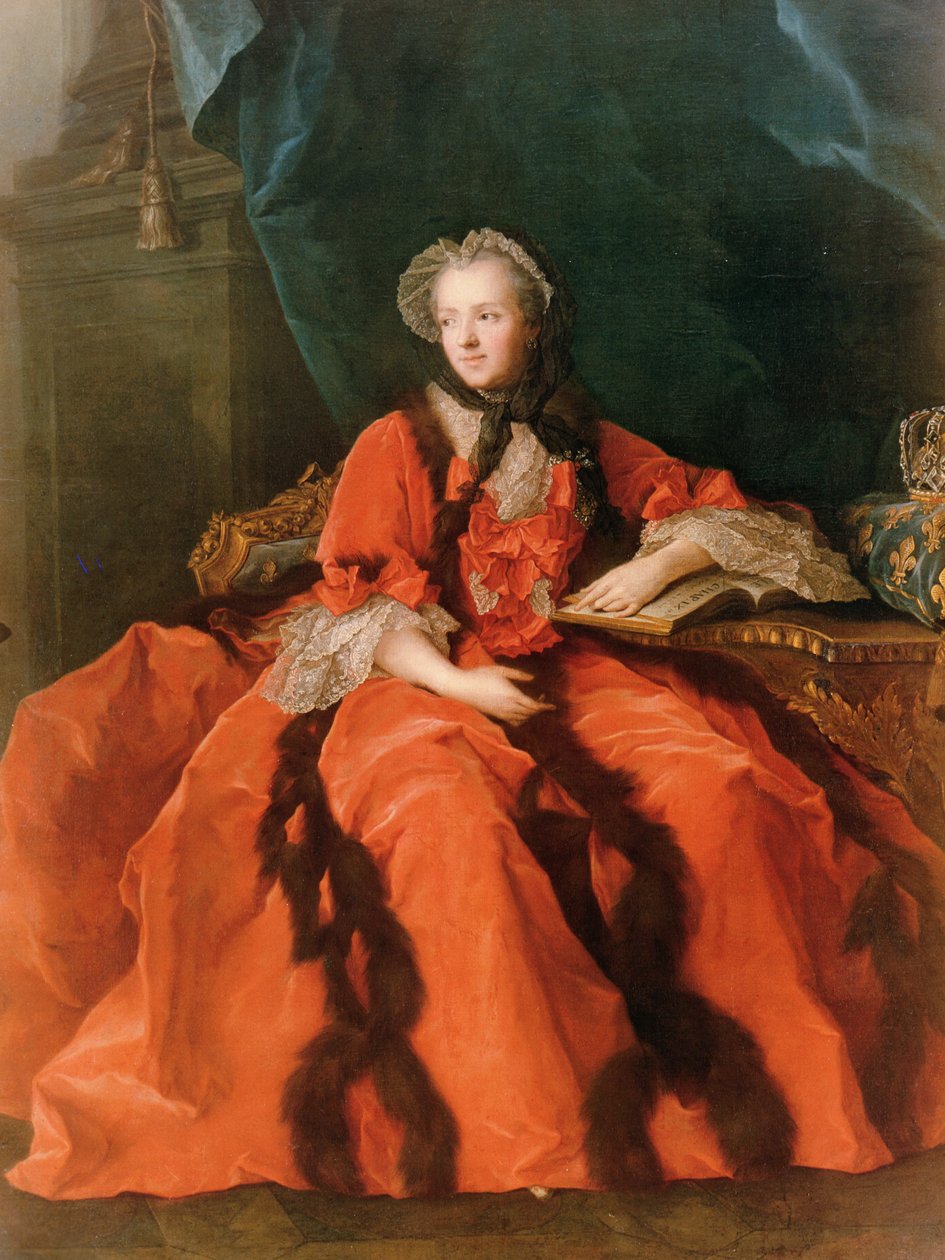 Portret van Maria Leszczynska (1703-68) 1762 door Jean Marc Nattier
