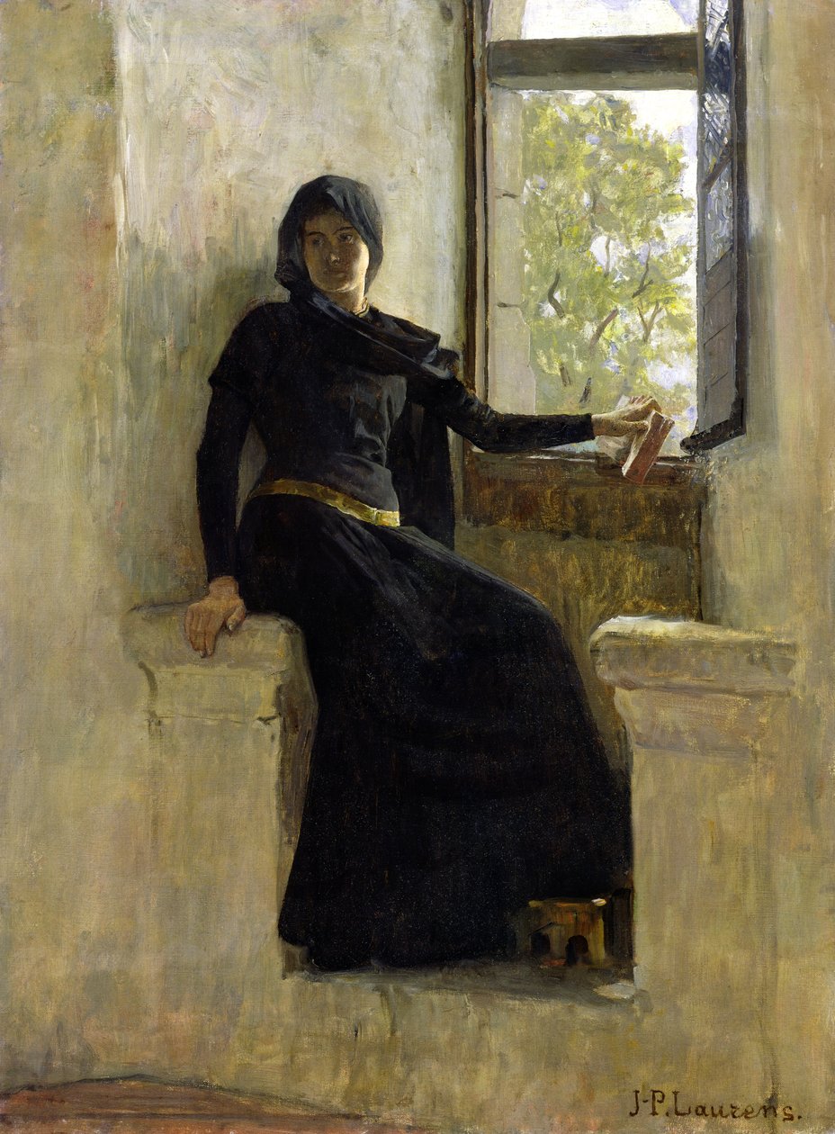 Wachten, voor 1905 door Jean Pierre Laurens