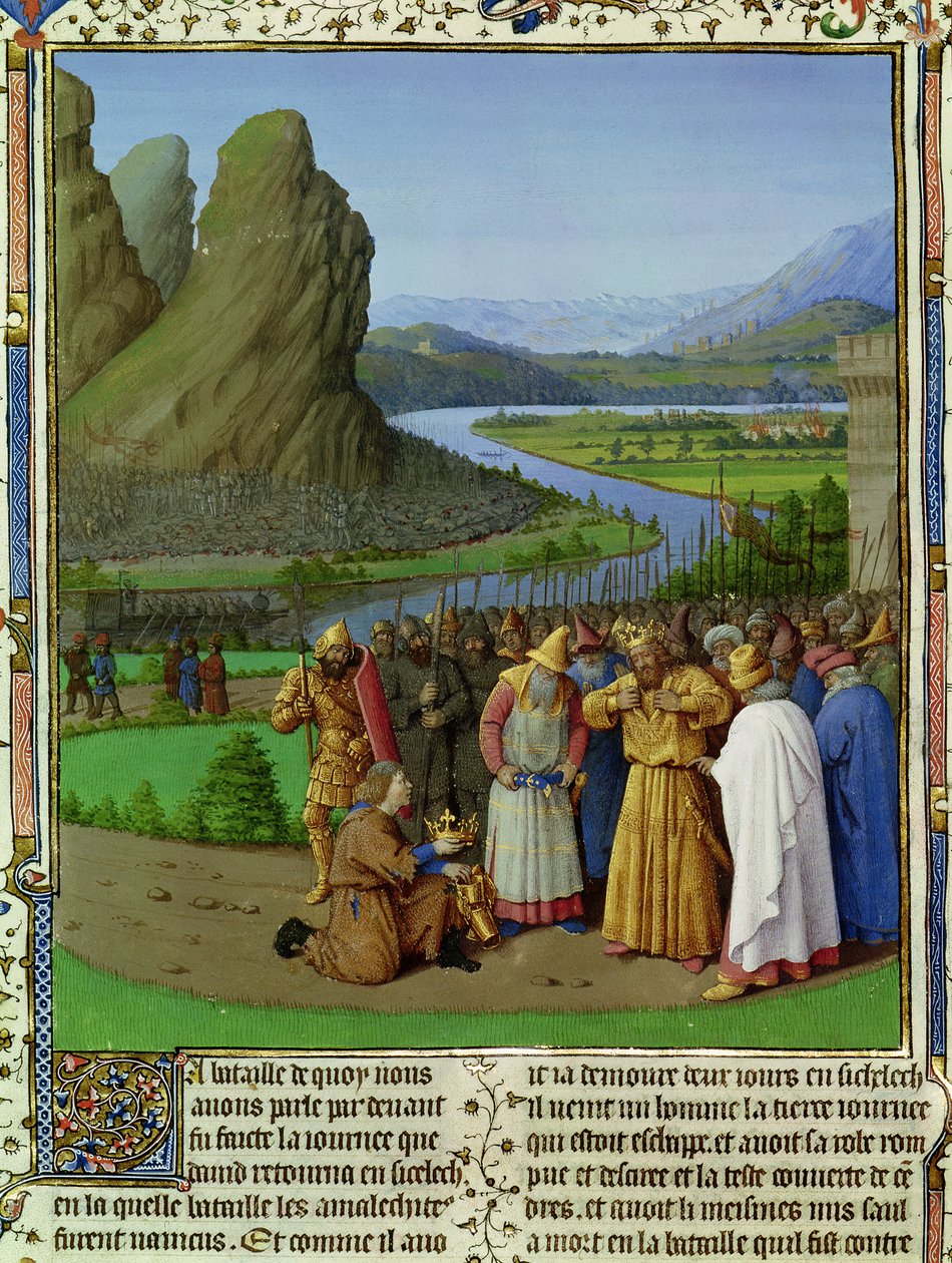 David Verneemt de Dood van Saul, illustratie uit 