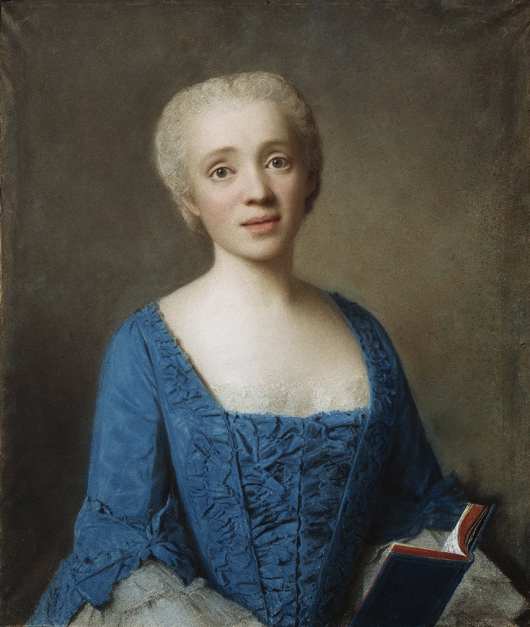 Marie-Rose de Larlan de Kercadio de Rochefort door Jean Étienne Liotard