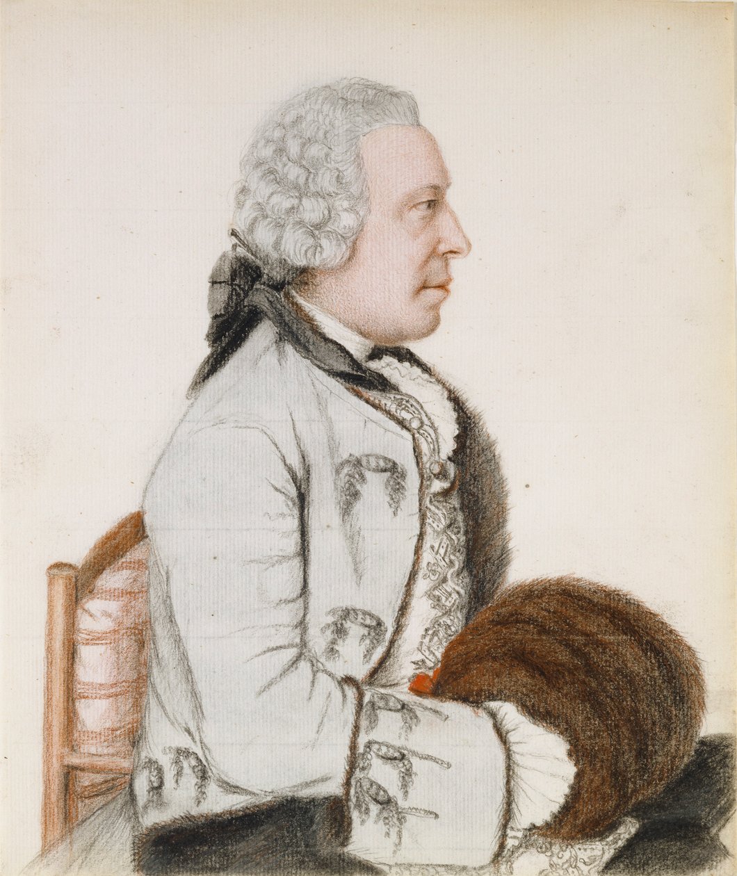 Portret van Charles-Benjamin de Langes de Montmirail, Baron de Lubières door Jean Étienne Liotard