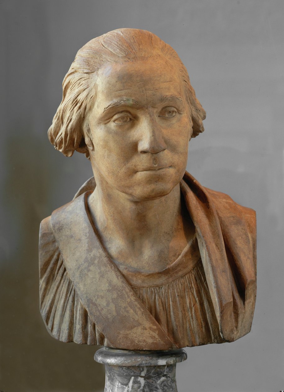 George Washington, eerste president van de Verenigde ... door Jean Antoine Houdon
