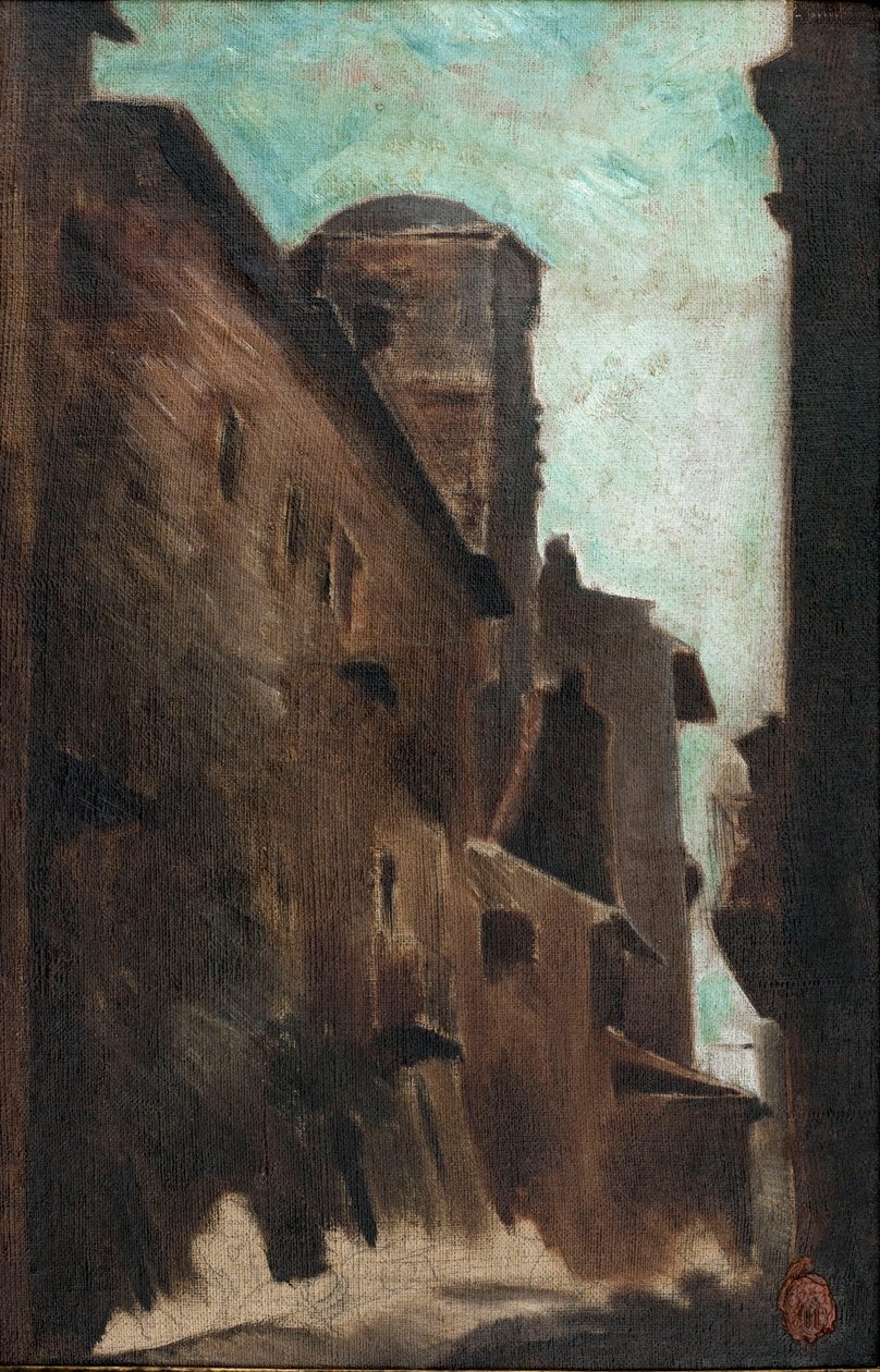 Een straat door Jean-Baptiste Carpeaux
