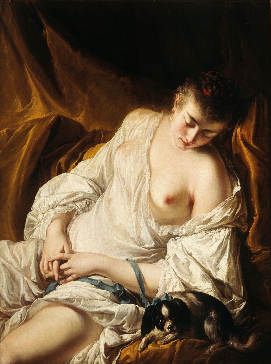 Sleeping Woman (De waakzame loyaliteit) door Jean-Baptiste Deshays