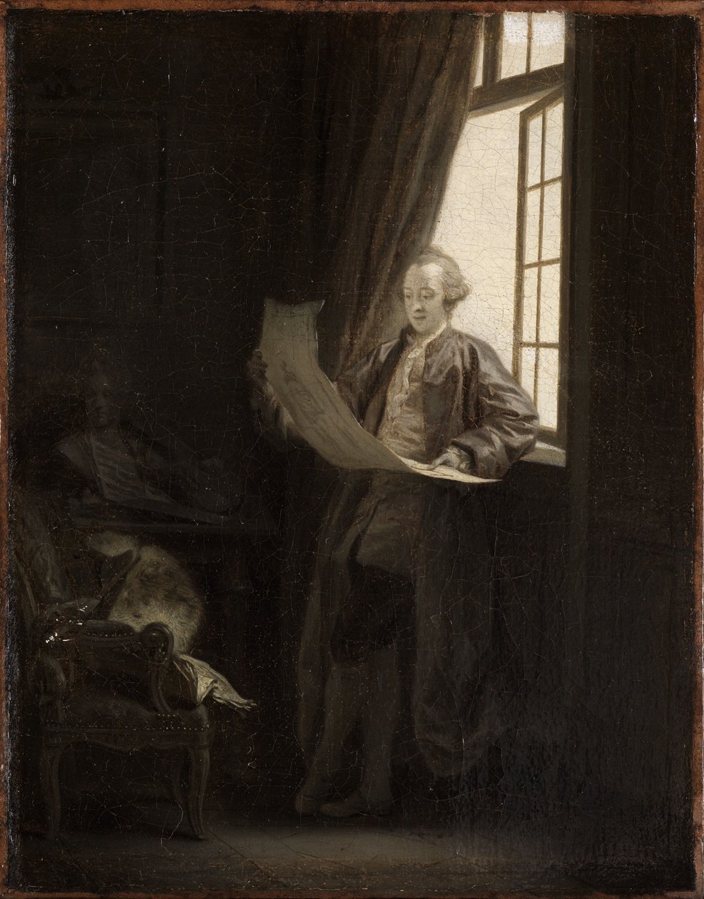 Claude-Henri Watelet door Jean-Baptiste Greuze