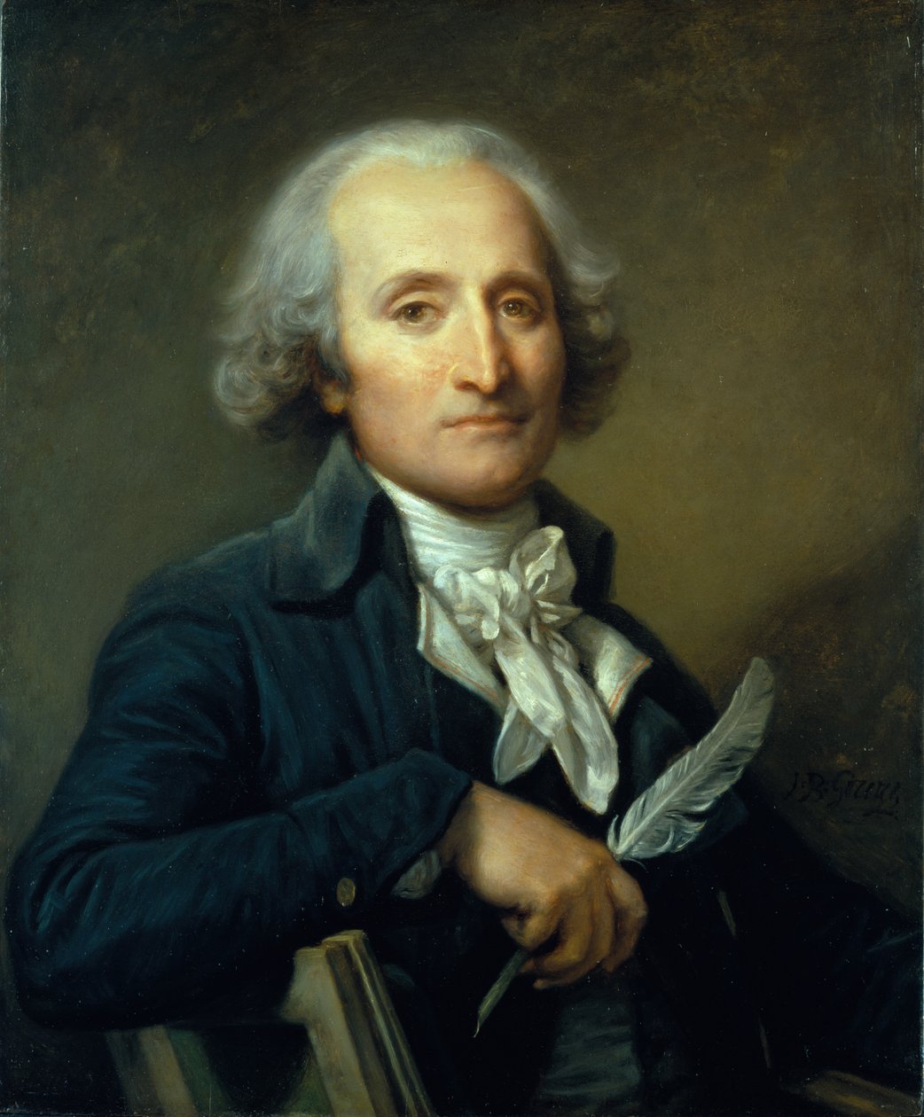Portret van Jean Tupinier door Jean-Baptiste Greuze