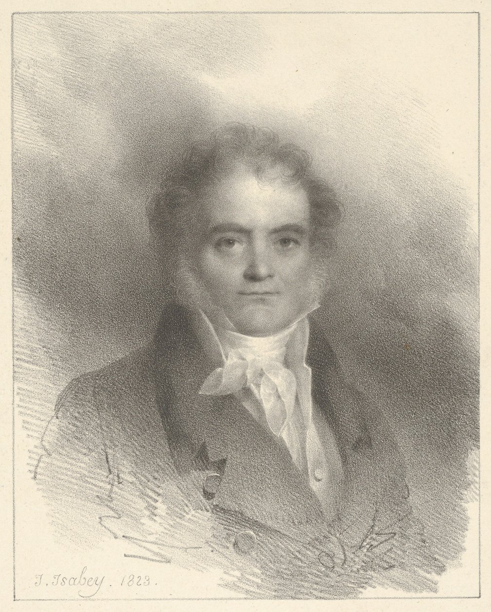 Portret van Villeau door Jean-Baptiste Isabey