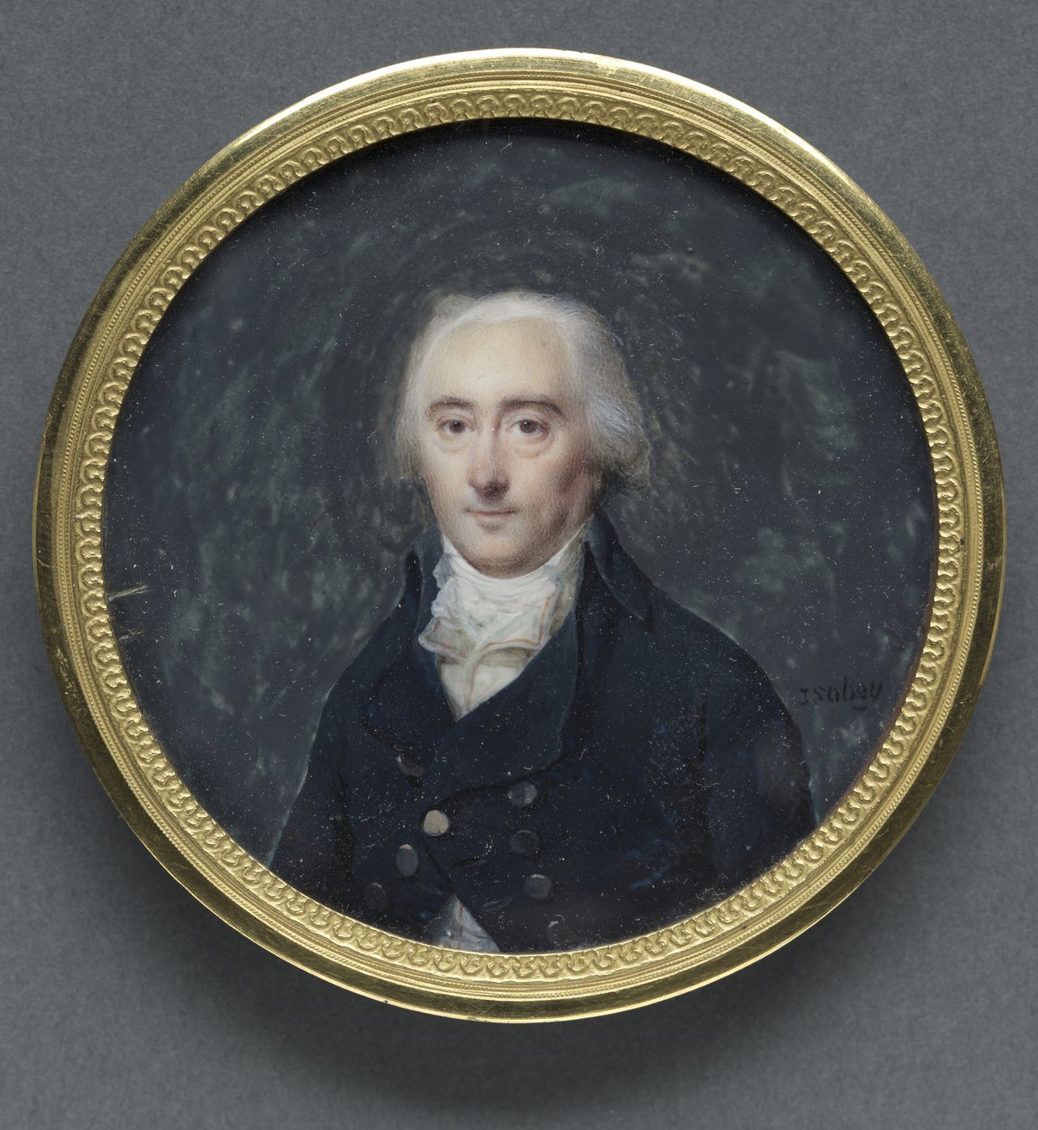 Portret van een man door Jean-Baptiste Isabey
