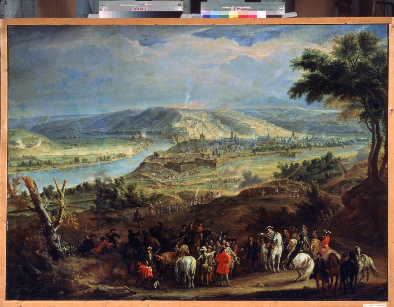 Het beleg van Namen in 1692 door Jean-Baptiste Martin