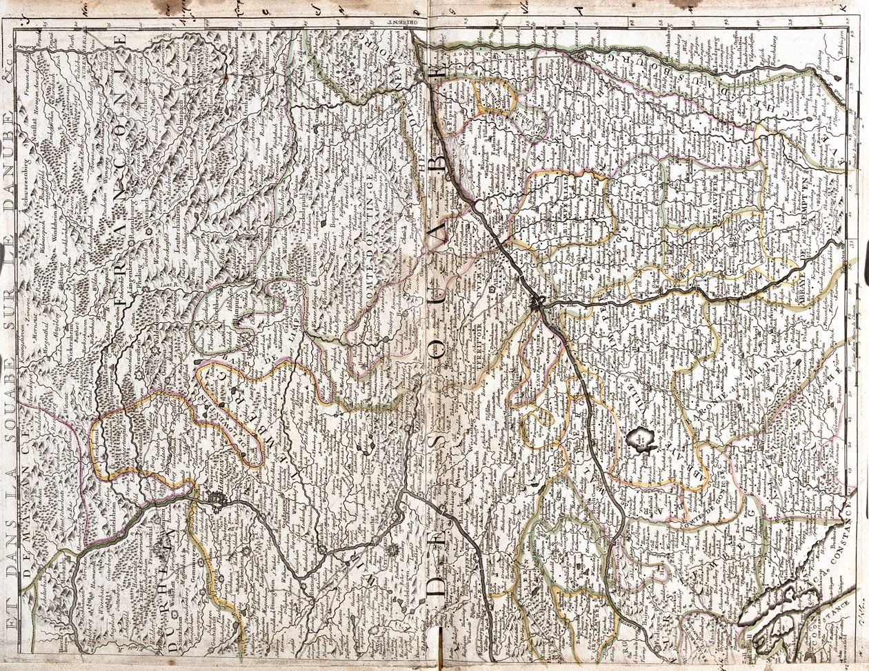 Baden-Württemberg, Beieren, Duitsland door Jean Baptiste Nolin