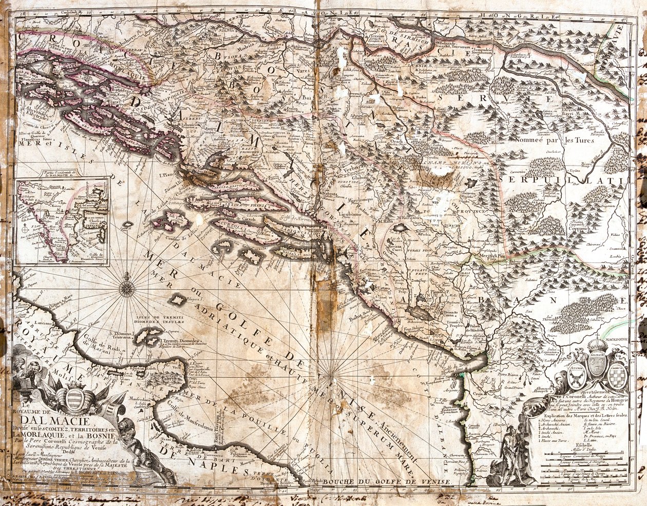 Kroatië, Bosnië en Herzegovina, Servië, Noord-Albanië, Montenegro door Jean Baptiste Nolin