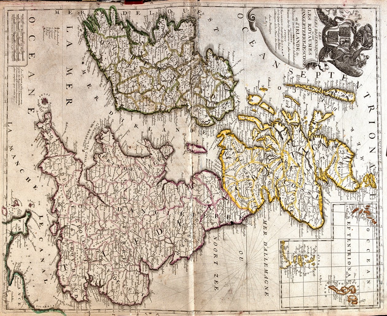 Groot-Brittannië en Ierland door Jean Baptiste Nolin