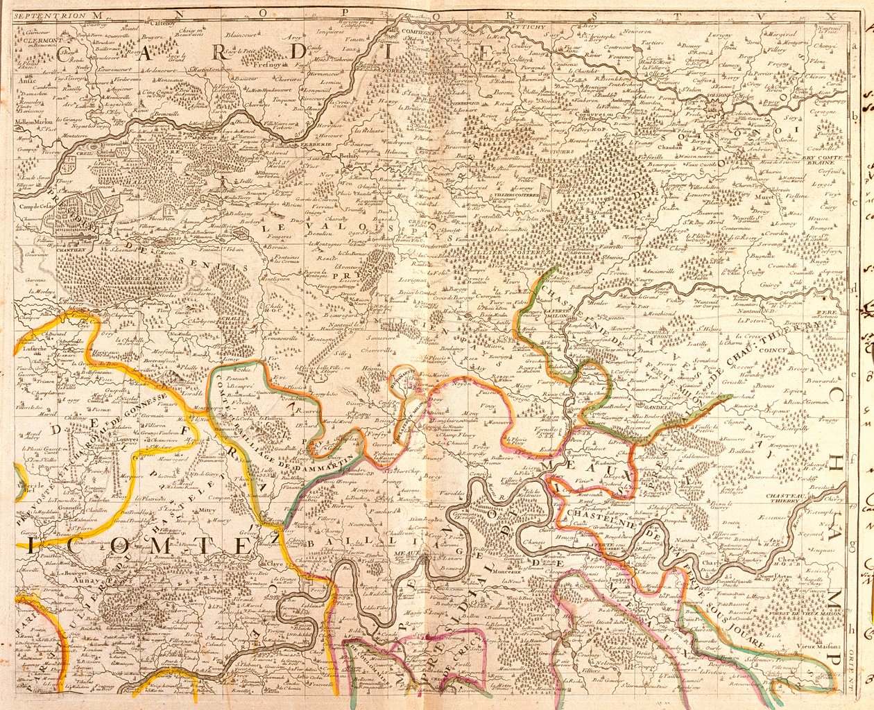 Picardië, Île-de-France, Frankrijk door Jean Baptiste Nolin