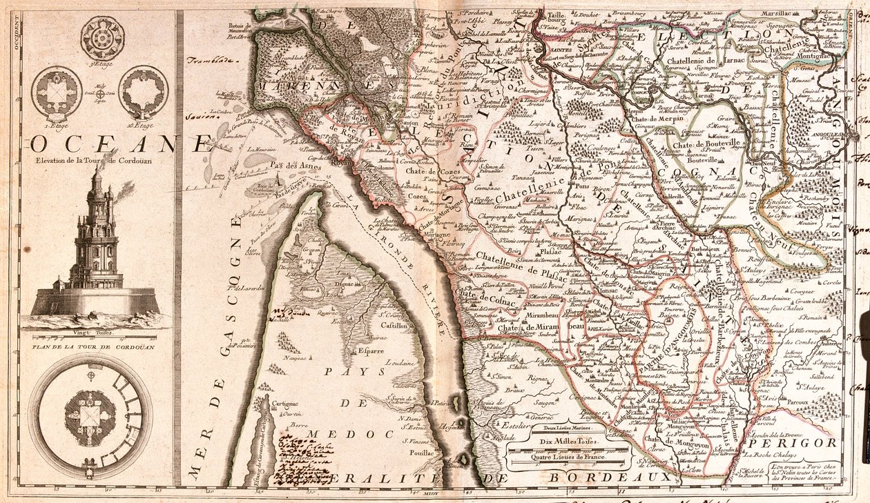 Poitou-Charentes, Frankrijk door Jean Baptiste Nolin