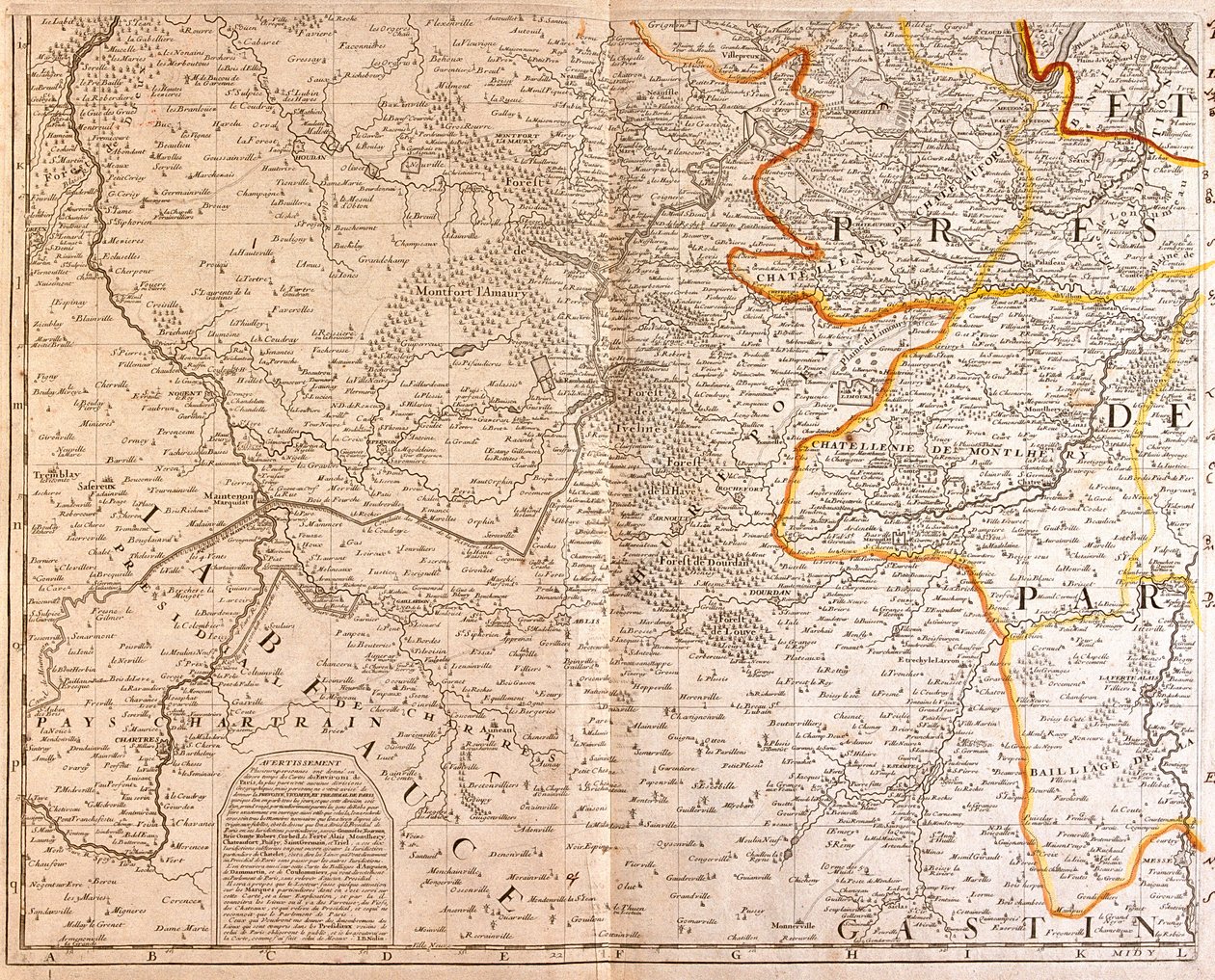 Île-de-France, Centre, Frankrijk door Jean Baptiste Nolin