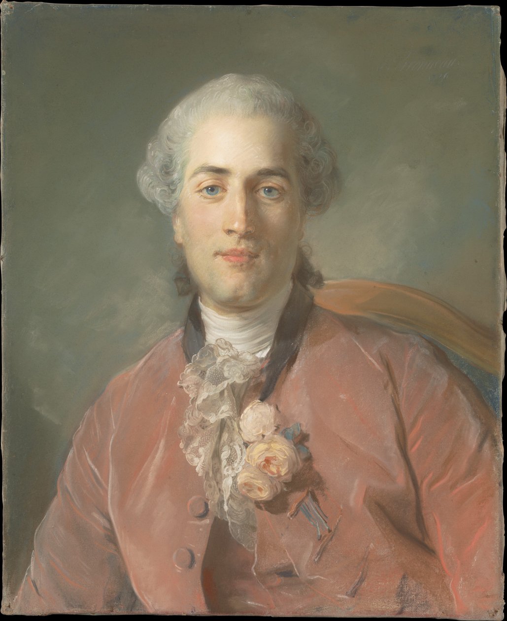 Olivier Journu (1724-1783) door Jean-Baptiste Perronneau