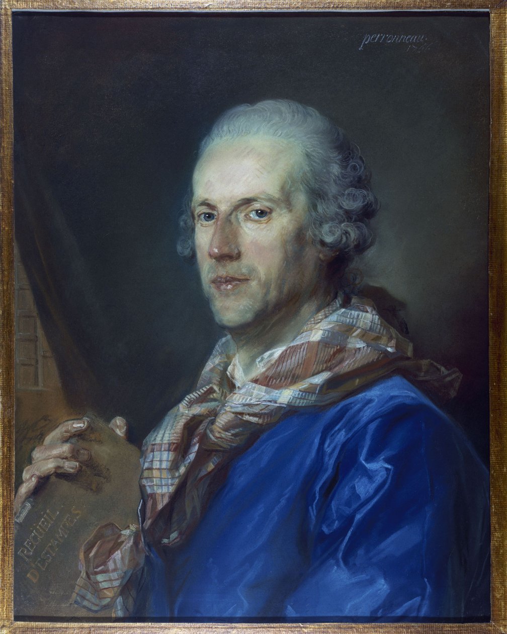 Portret van Charles Lenormant du Coudray door Jean-Baptiste Perronneau