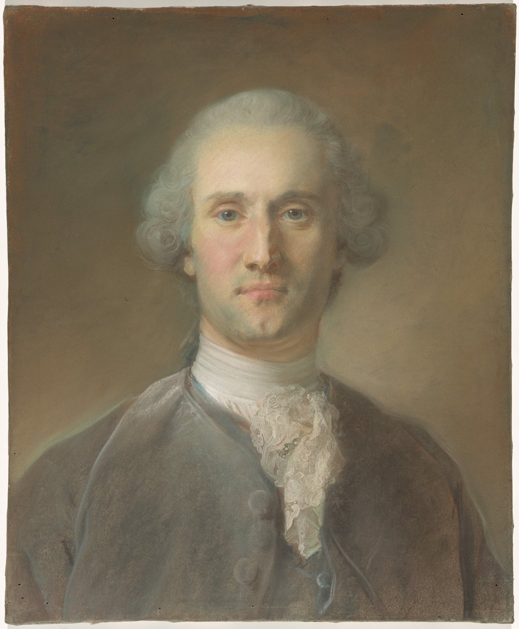 Portret van een Man door Jean-Baptiste Perronneau