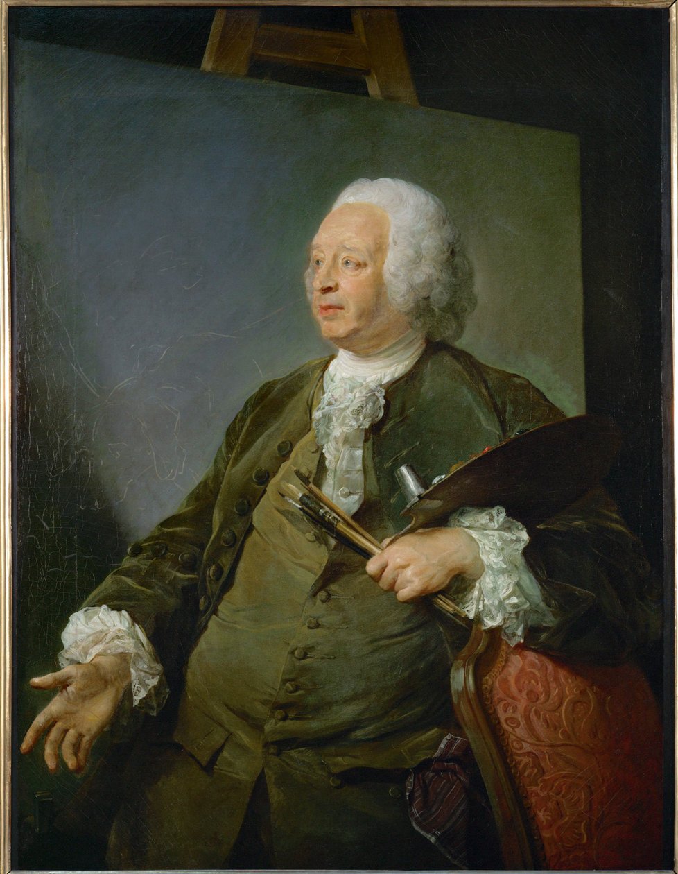 De schilder Jean-Baptiste Oudry ... door Jean-Baptiste Perronneau