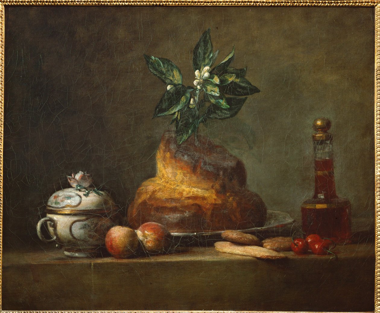 La Brioche ... door Jean-Baptiste Simeon Chardin