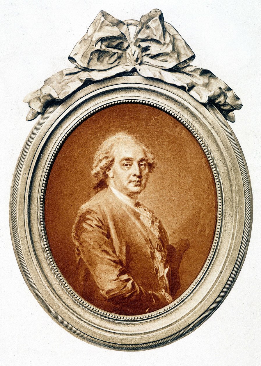 Portret van Charles Claude de Flahaut de la Billarderie (1730-1809), graaf van Angiviller door Weygler door Jean Baptiste Weyler