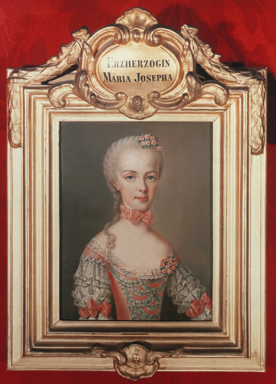 Aartshertogin Maria Josepha (1751-67) dochter van Frans I en Keizerin Maria Theresia van Oostenrijk, 1762 door Jean Étienne Liotard