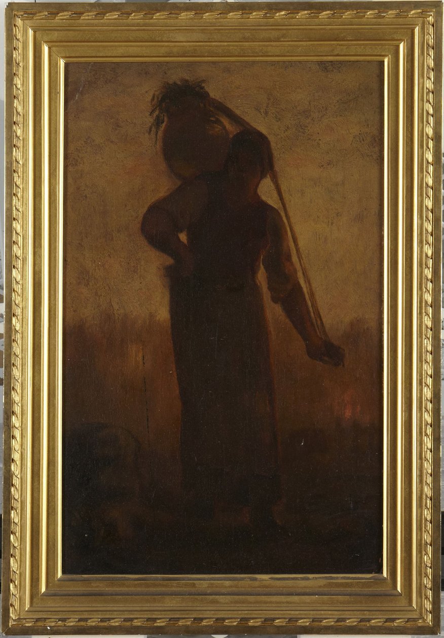 Die Normandie-Milchmädchen door Jean-Francois Millet