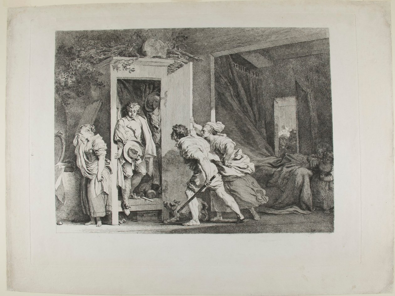 De kast door Jean-Honore Fragonard