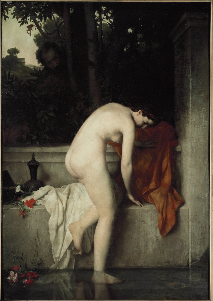 De kuise Suzanne, ook bekend als Suzanne in het bad door Jean-Jacques Henner