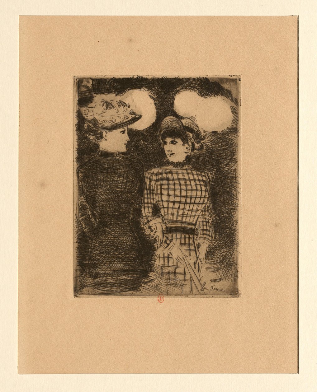 Ein Bullier door Jean-Louis Forain