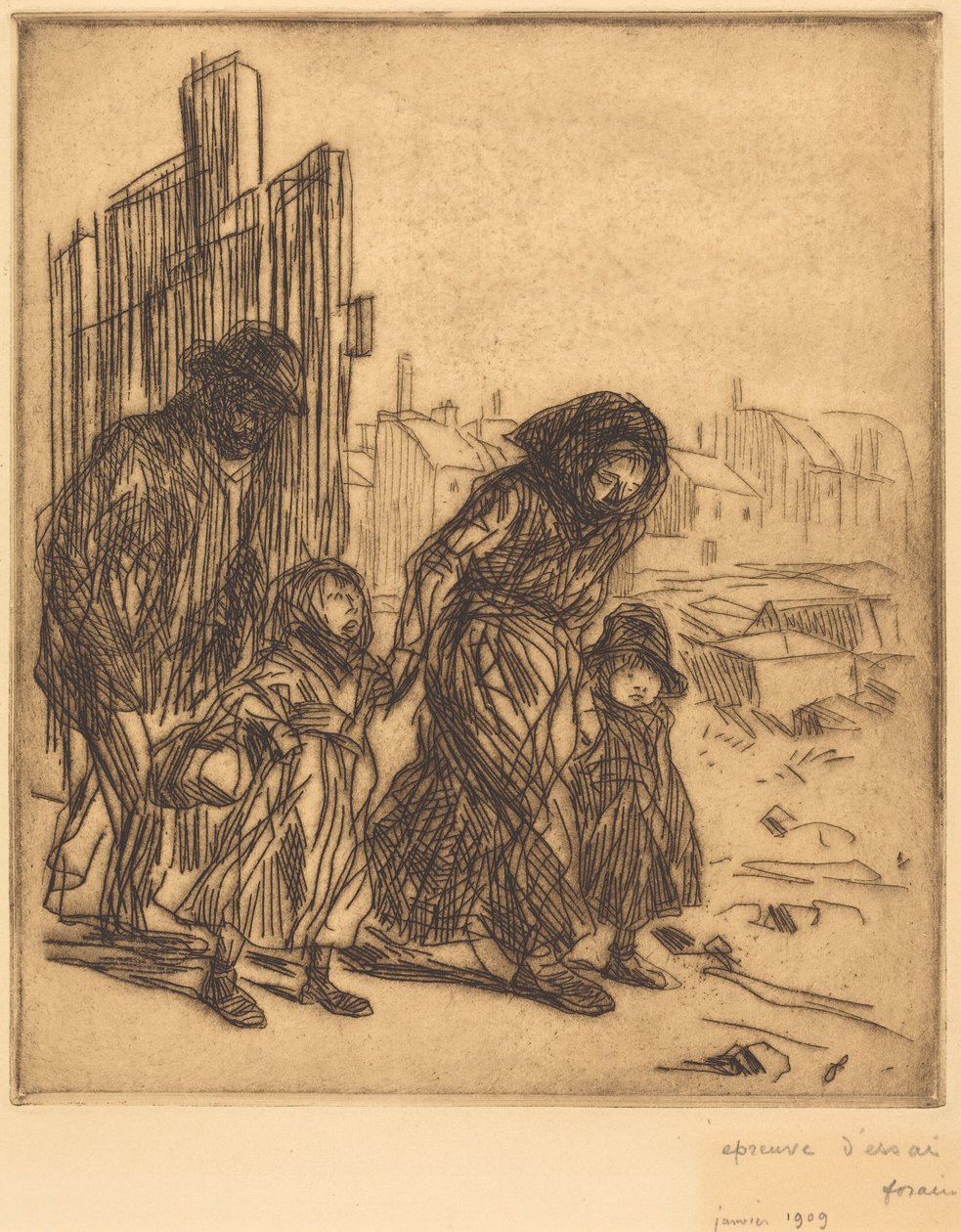 Na de aanval (After the Seizure) door Jean-Louis Forain